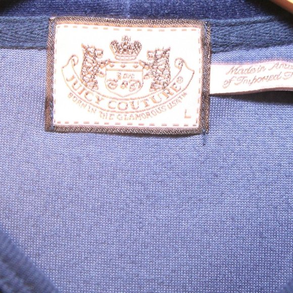 Juicy Couture Velour Full Zip Hoodie H11332 - Picture 7 of 7